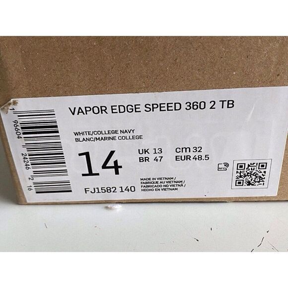 Nike Vapor Edge Speed 360 2 TB Football Cleats FJ1582-140 Men’s Sz 14 - Picture 3 of 13